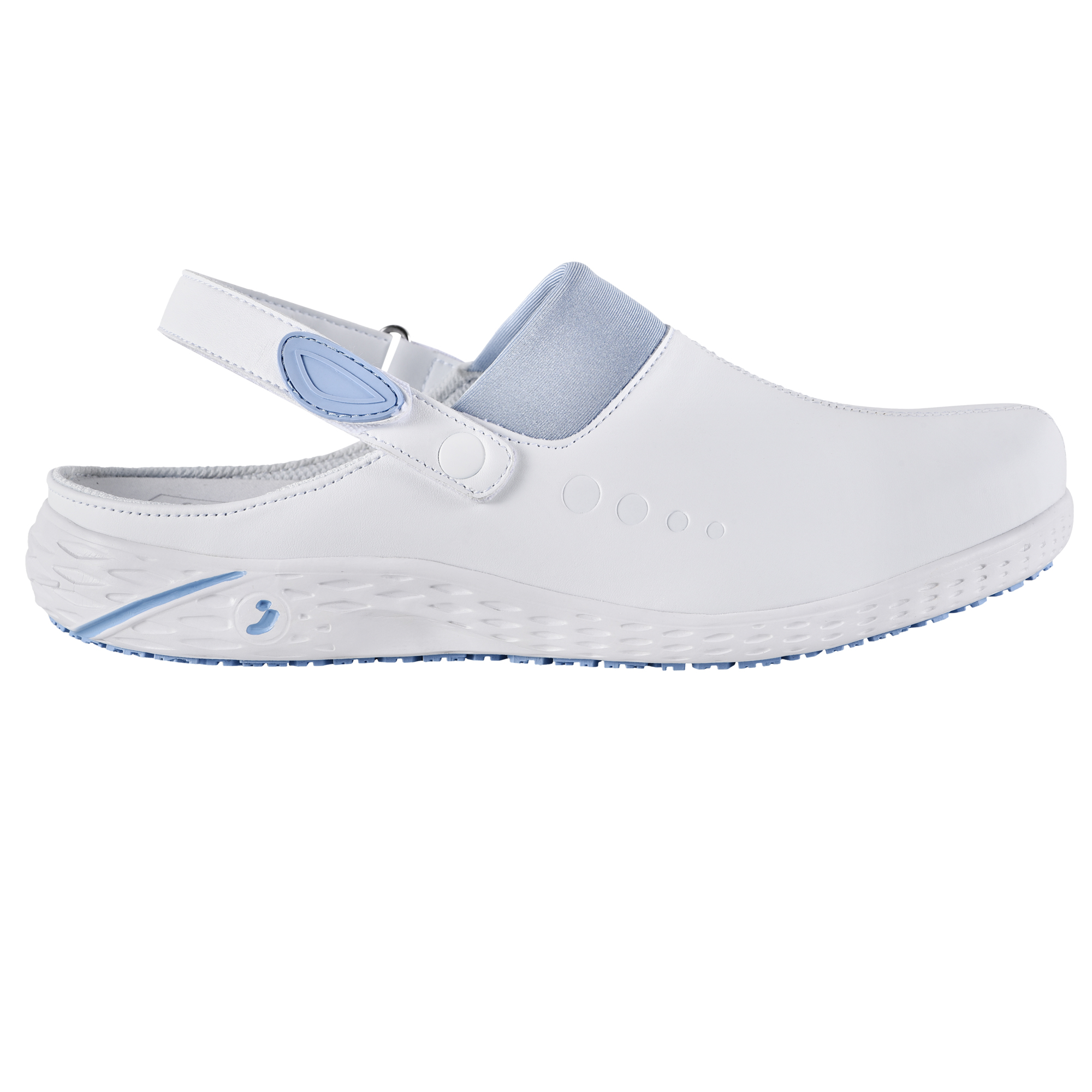 Zoccolo ortopedico Dany - numero 42 - bianco/azzurro - Safety Jogger