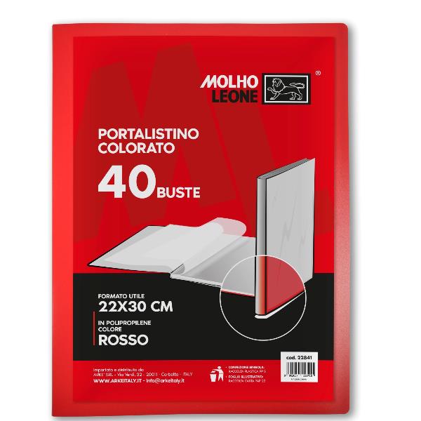 CF12 PORTALISTINO ROSSO 40 BUSTE