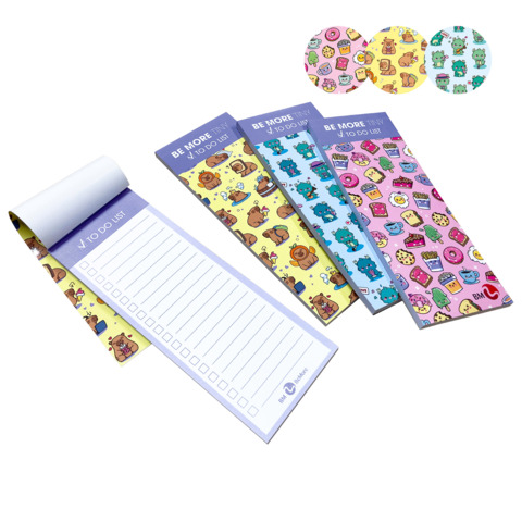 Espositore 30 blocchi To Do List Be More Tiny 8x21 cm - 80 g - 50 ff - fantasie assortite - 0123836
