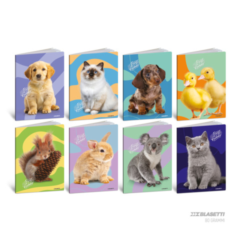 Maxi quaderno Blasetti Best Friends A4 - 80 g/m² - 20+1 ff - 4F - conf. 10 pezzi - - 9218