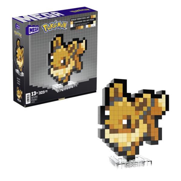 MEGA POKEMON PIXEL ART EVEE