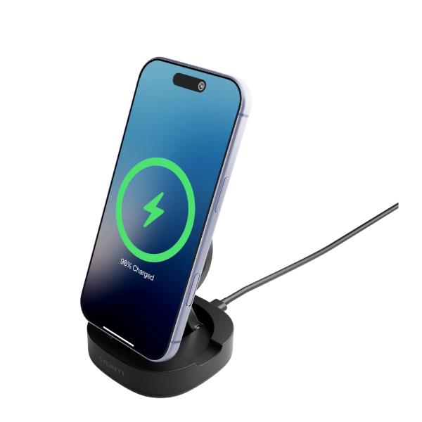 QI2.0 SINGLE WIRELESS CHARGER - BK