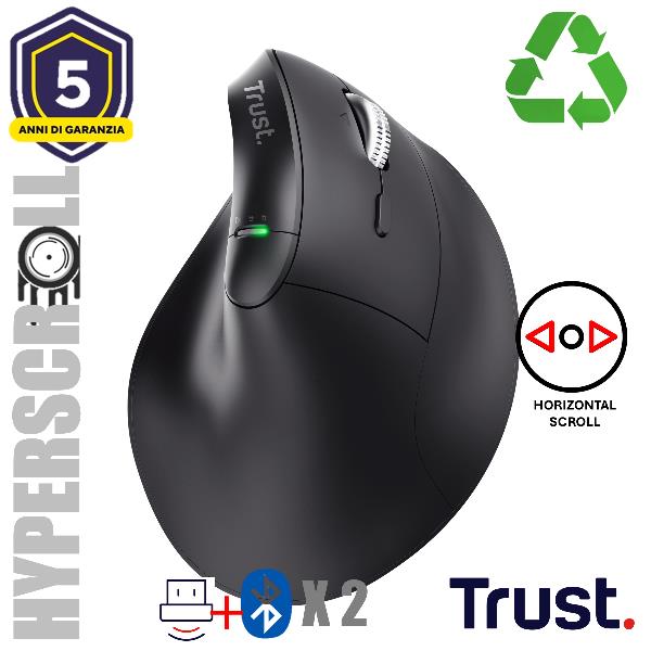 VYRAN ERGO HYPSCROLL M-WRLS MOUSE