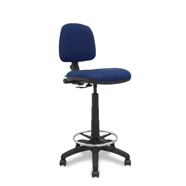 Sgabello da lavoro isso ergonomico con schienale regolabile 8436586629861