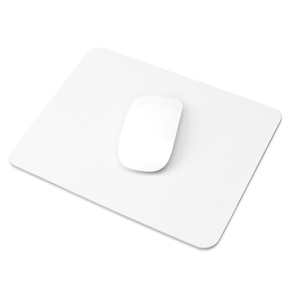 MOUSE PAD POLIESTERE BIANCO 23X19