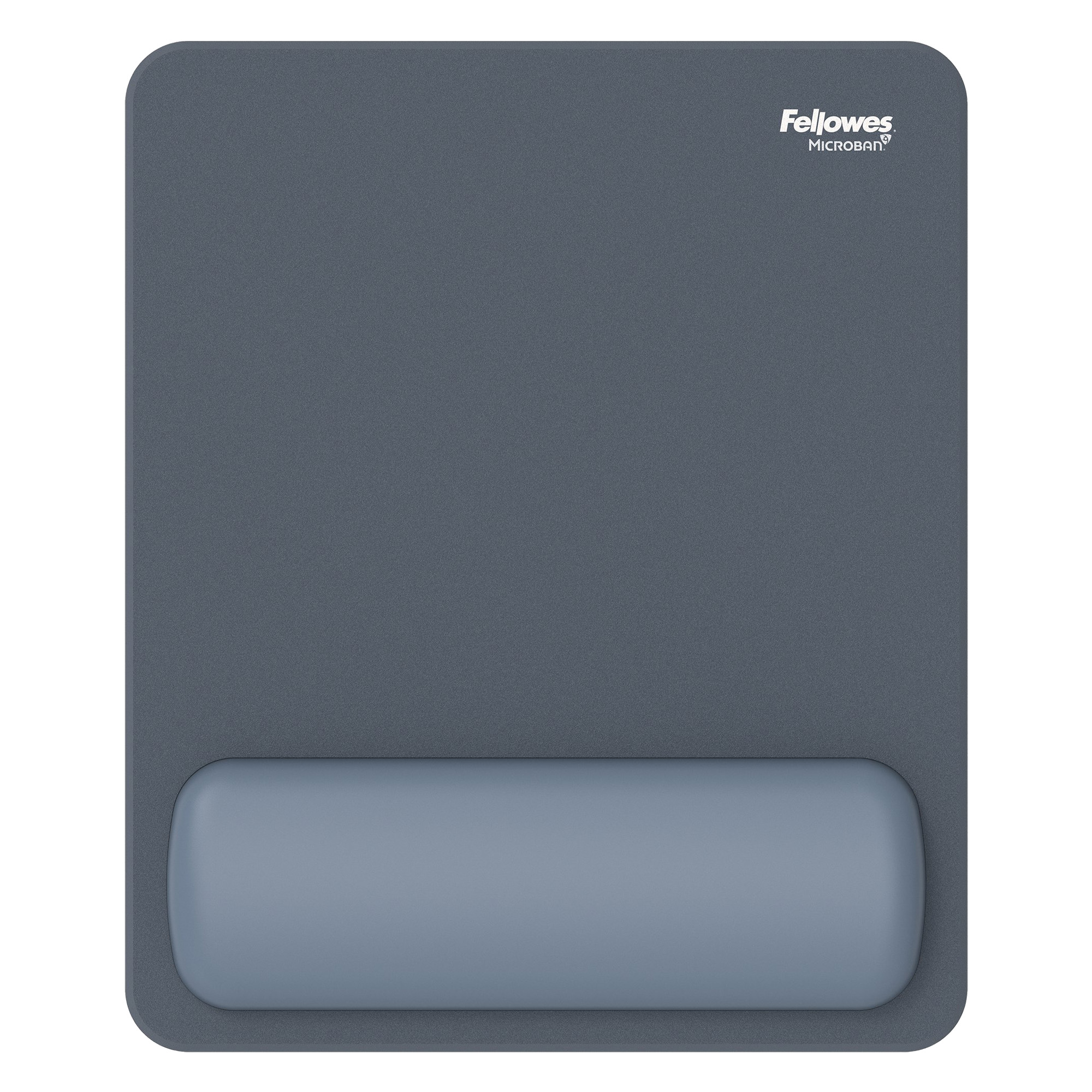Mousepad Breyta - con poggiapolsi - con microban - blu marino - Fellowes