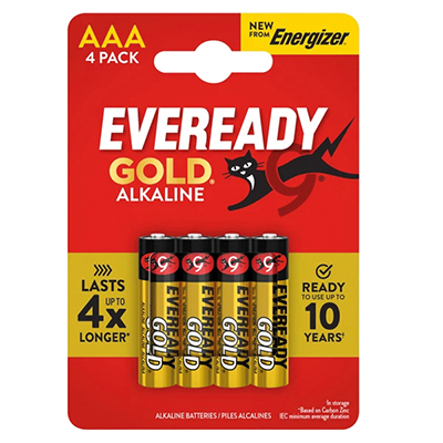 BATTERIE EVERYDAY ENERGIZER - MINISTILO AA - BLISTER 4 PZ
