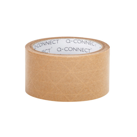 Nastro da imballaggio Q-Connect in carta Kraft rinforzato 50 mm x 50 m - conf. 6 rotoli - 160 µm - KF17138