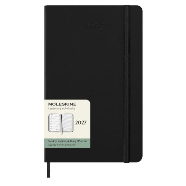 12M WKLY NTBK LG BLK HARD